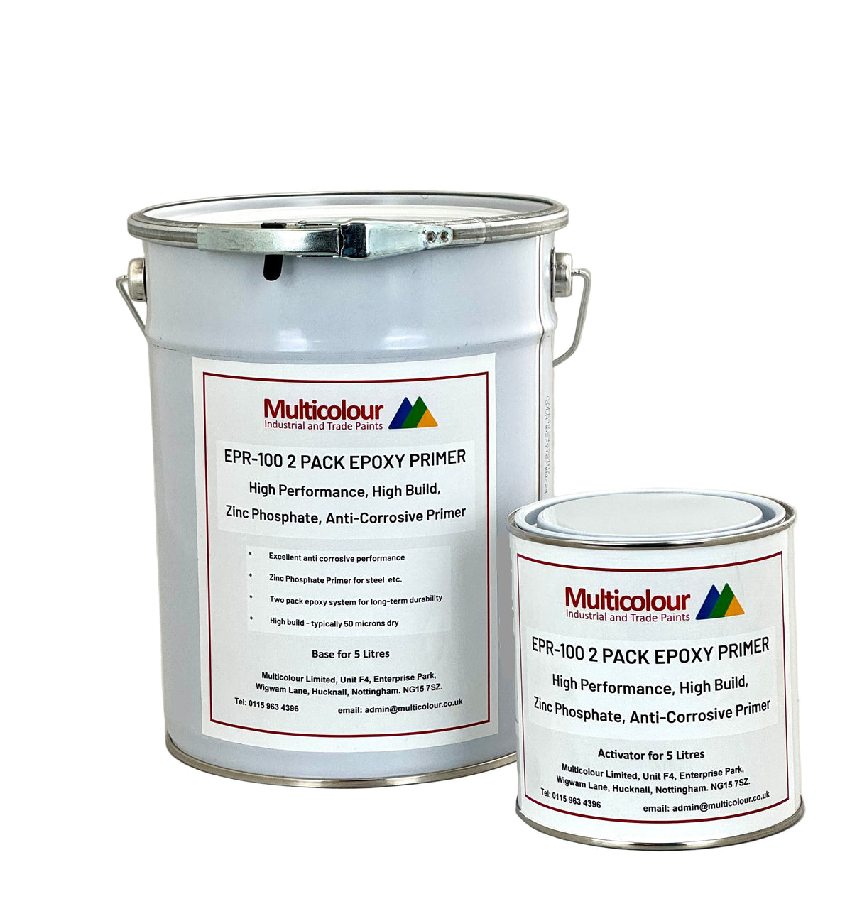 Two Pack Epoxy Primer cans