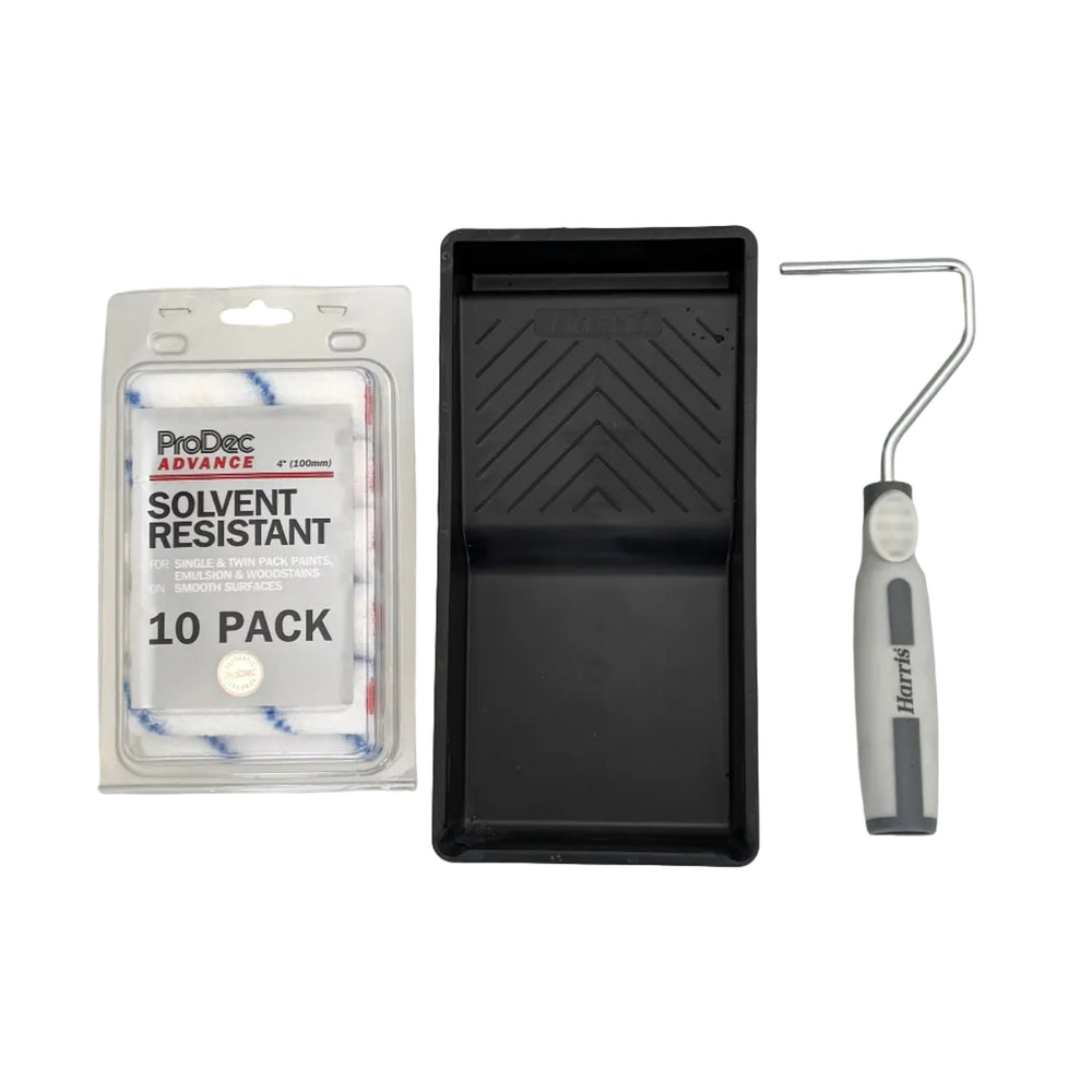 4 inch Roller frame tray and 10 sleeve set