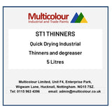 MulticolourPaint  ST1 thinner label 
